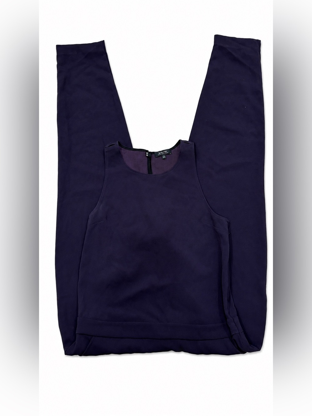 Babaton Plum Purple Sleeveless Jumpsuit Size 0